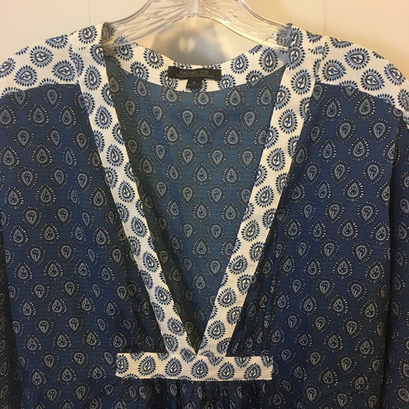 Rachel Zoe Pea in a Pod Boho Tunic Top 0076 - Picture 5 of 13